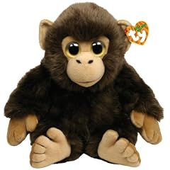 Ty 7175016 - Brownie Affe Wild Best Premium Classic, braun 33 cm