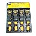 Rolson Tools 44200 4pc 1"x15ft Ratchet Tie Down Set W/Rubberised Handle
