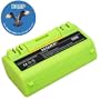 HQRP 3500mAh Green Line Battery for iROBOT Scooba 5900 / 5999 Replacement plus HQRP Coaster