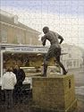 Prints of Statue of the boxer Randolph Turpin, Market Place, Warwick, Warwickshire,... from Robert Harding