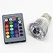 SUPERNIGHT® 3W E27 RGB LED Bulb Light 16 Color Changing LED Light with 24-key Remote Controller Birthday Celebration Party Colorful Backlight AC 85-265V
