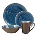 Watercolor 16 - pc. Dinnerware Set - Blue
