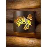 Decorative Indoor Wildlife Sconces (Pine bough right) by PD Metals