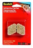 3M Scotch 751ES Self-Stick Rubber Pads, Clear, 6-Pack
