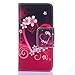 Galaxy Core Prime Case,G360 Wallet Case,G360 Samsung Case,Galaxy Core Prime Flip Cover,Danhua Luxury Magnetic PU Leather Credit Card Holder[Money Card Slot]Red Love Flowers Premium Soft TPU Synthetic Leather Flip Cover Wallet Case for Samsung Galaxy Core Prime G360 / Prevail LTE