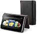 Marware Eco-Vue Genuine Leather Case Cover for Kindle Fire, Black (does not fit Kindle Fire HD)