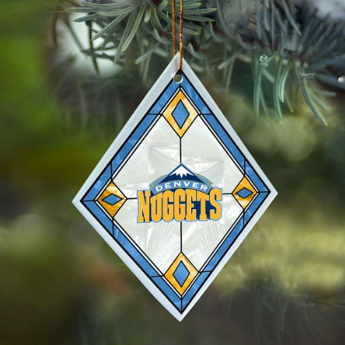Memory Company Denver Nuggets Art Glass Ornament