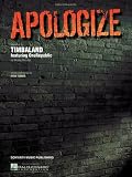 Apologize - Recorded by Timbaland Featuring OneRepublic - Piano/Vocal/Guitar Sheet Music