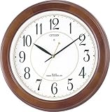 リズム時計｜CITIZEN (シチズン) 掛け時計 ネムリーナモニカ 電波時計 4MY644-006