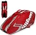 Sporting Goods : Wilson KTour 6 Pack Bag (Red/White/Black)