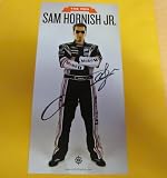 Sam Hornish Jr. - NASCAR Autograph - SIGNED Racing Photo Card (4 1/2 in. x 9 1/2 in.) - (Sprint - #77)