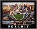 Detroit Tigers - Comerica Park Aerial - Lg - Wood Mounted Poster Print