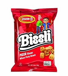 Osem Bissli Snacks, Pizza Flavored, 2.5-Ounce Packages (Pack of 24)