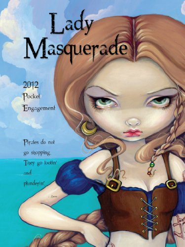 2012 Lady Masquerade Pocket Engagement Pocket calendar