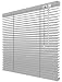 Alu-Jalousie - Farbe: silber - Höhe: 220cm - Breite im Angebot wählbar - hier: 60 x 220 cm (Breite x Höhe) - Aluminium-Jalousie