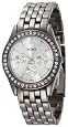 XOXO Women`s XO5209 Silver Dial Gun Metal Bracelet Watch