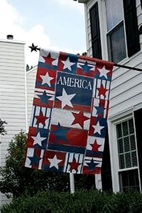 Land of Liberty Silk Reflections Regular Size Flag