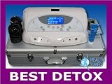 FB201C Dual Ionic Detox Foot Bath System with MP3 Player Large LCD and Aluminum Carrying Case