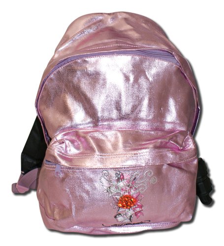 Ed Hardy Tasche Vegas Rucksack Backpack Rosa Metallic