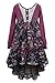 Truly Me, Big Girls Long Sleeve Hi Low Chiffon Dress, 7-16
