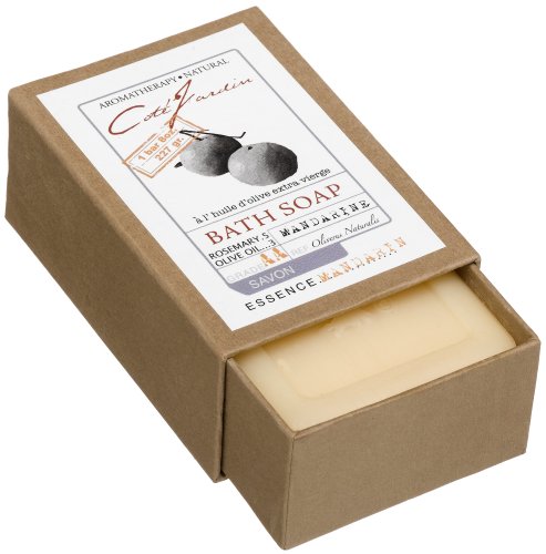 Cote Jardin Olive Oil Soap, Mandarine, 8-Ounce Boxes (Pack of 3) by Cote Jardin