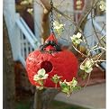 Cardinal Portly Birdhouse