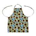 Two Dogs BBQ Apron- Sunflowers