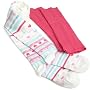 Country Kids Girls  2 Pack Ribbed Legwarmer/Geometric Stripe Tight