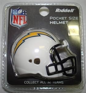 San Diego Chargers Riddell Revolution Pocket Pro Football Helmet