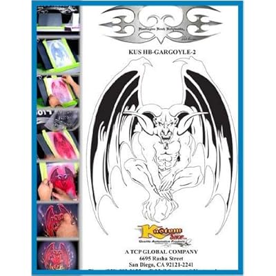 Amazoncom GARGOYLE 2 ReducedDRAGONAIRBRUSH STENCILTEMPLATEART