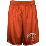 Illinois Fighting Illini Orange Mesh Practice Shorts