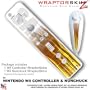 Nintendo Wii Remote Controller Skins - Fire Flames on White WraptorSkinz TM Kit by TuneTattooz TM