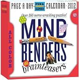 Mind Benders & Brainteasers Page-A-Day 2012 Desk Calendar