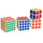 Set von 4 Rubiks Cube 2x2x2, 3x3x3, 4...
