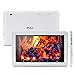 iRULU eXpro X1s 10.1 Inch Tablet PC, Android 5.1 Lollipop, Quad Core, GMS Certified by Google, 16GB - White Front