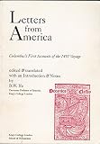 Letters from America : Columbus's first accounts of the 1492 voyage