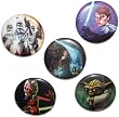 Star Wars: The Clone Wars -- Set of 5 Collectible Buttons (Pack 2)