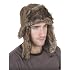 Mens Leather Look Thermal Winter Trapper Hat