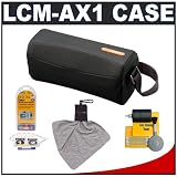 Cheap Sony Handycam LCM-AX1 Semi-Soft Carrying Case (Black) + Accessory Kit for DSC-SX40, SX41, DCR-SX60, SR68, SR88, SX44, SX63, SX83, HDR-CX100, CX110, CX150, CX300, CX350, CX550, TG5V, XR100, XR150, XR200, XR350, XR500, XR520 & XR550 Camcorders