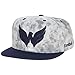 NHL Washington Capitals Men's Acid Wash Flat Brim Snapback Hat, One Size, White