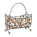 Large Leaf Basket - Gold