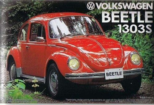 Aoshima #69 Volkswagen VW Super Beetle '74 1/24 Model Kit