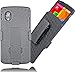 Stalion® Secure Holster & Belt Clip Combo for LG Google Nexus 5 (Black)[Lifetime Warranty] Locking Belt Swivel + Kickstand + Shockproof