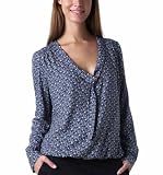 Promod Bluse mit Krawattenkragen