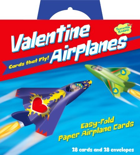 Peaceable Kingdom / Valentine Paper Airplanes Cards