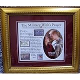American Stamp Collectibles 9169 Military Wife's Prayer Framed Art by American Stamp Collectibles