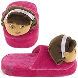 Dora the Explorer Dark Pink Slip On Slippers for Girls
