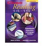 Close reading, 14-16 : [with answers] : comprehension, interpretation and language activities