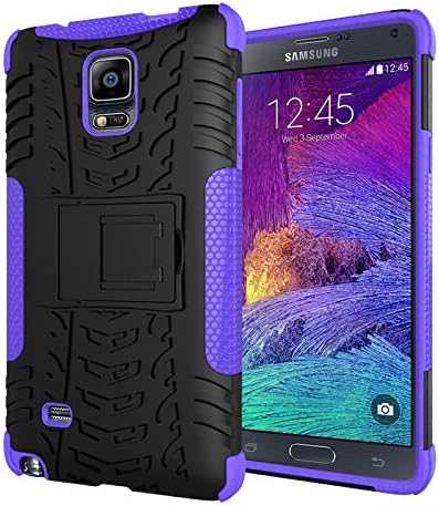 Note 4 Case,Samsung Note 4 Case, Galaxy Note 4 Case, High Quality 2 into 1 Duty Rugged Dual Layer Case with kickstand for Samsung Galaxy Note 4 [ P ]