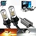 Syneticusa 3157 Error Free Canbus Ready Dual Color Switchback LED Turn Signal Light Bulbs DRL Parking Lamp No Hyper Flash All in One